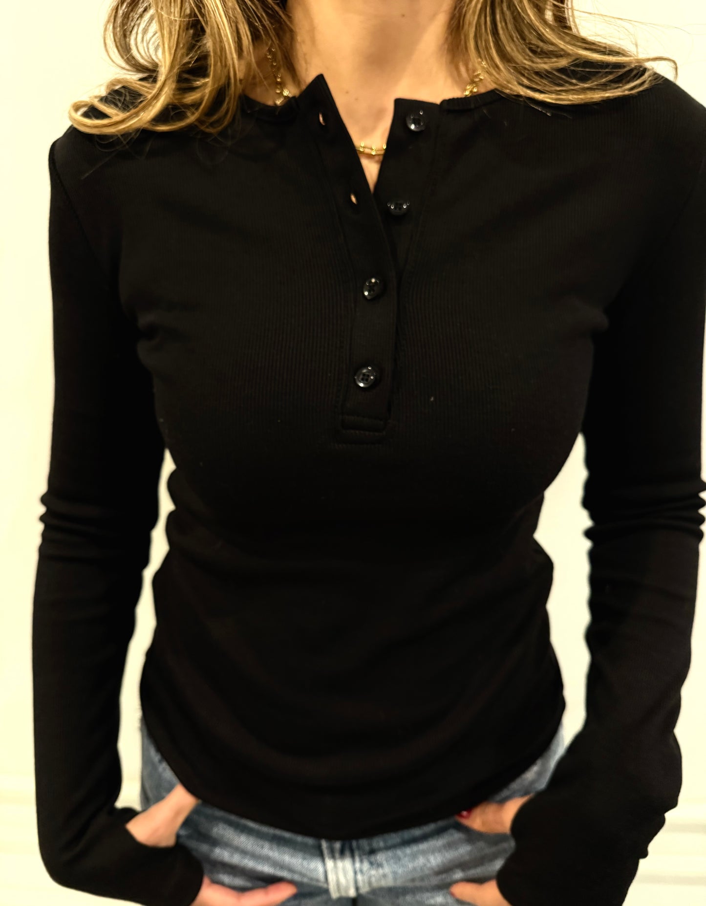 Cozy Ribbed Essential Tee