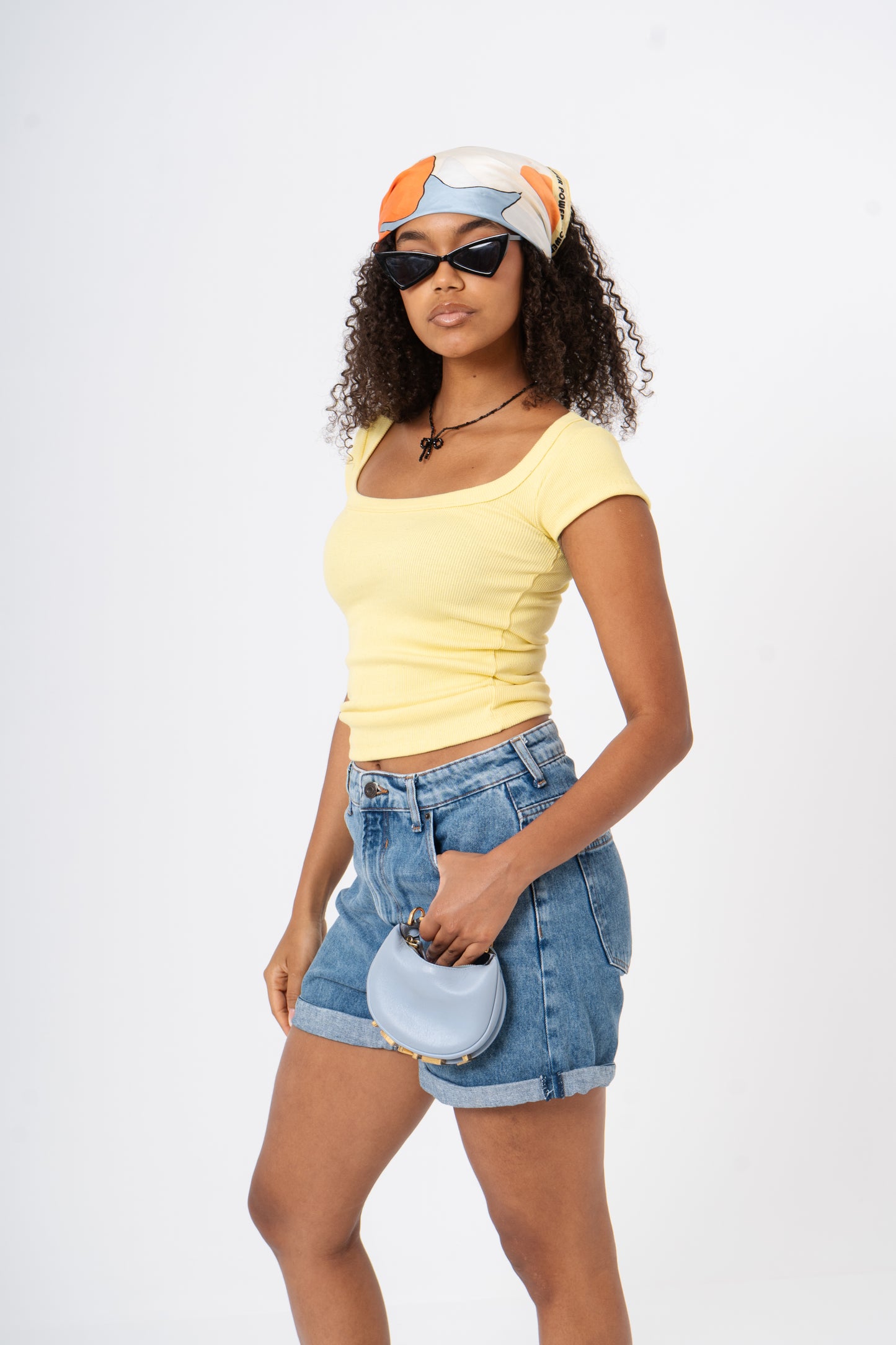 Square neck Ribbed top