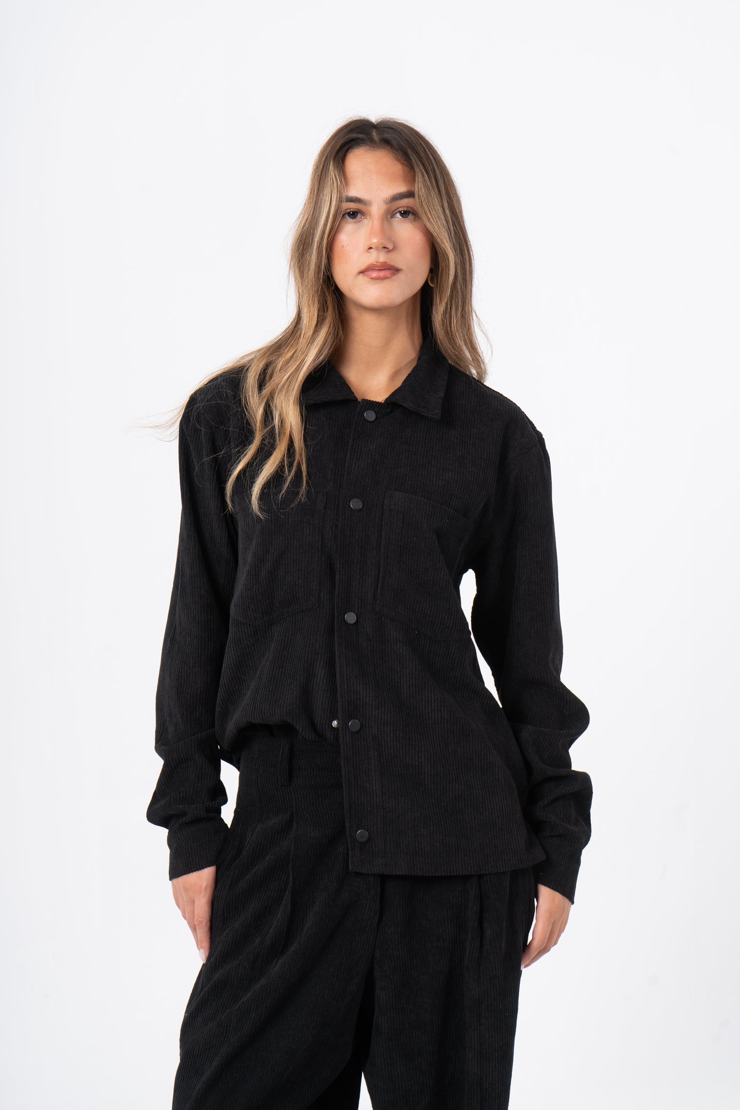 Midnight Corduroy Overshirt