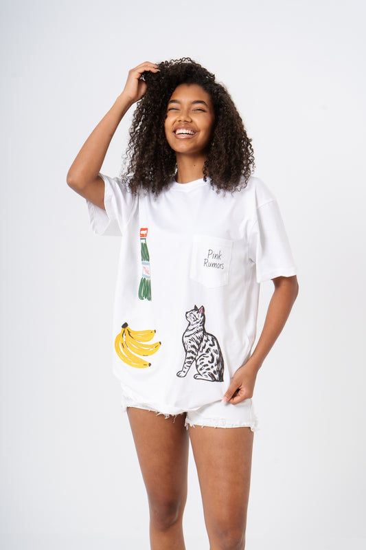 Milk & whiskers T-shirt (unisex)